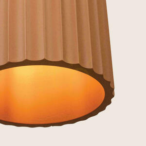 Lampa wisząca 1xE27 LED MAX 11 W, kolor terakota – piaskowa czarna glina – metalowa, ZAMBELIS small 2