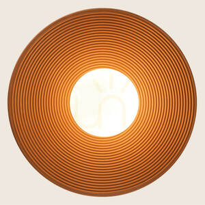 Lampa wisząca 1xG9 LED MAX 9 W, glina terakotowa – czarna – metal – szkło opalowe ZAMBELIS small 2