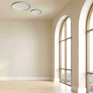 Lampa sufitowa LED 27 W, 2700 K–3000 K–4000 K, matowe srebro, ZAMBELIS small 0