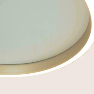 Lampa sufitowa LED 41 W, 2700 K–3000 K–4000 K, matowe złoto, ZAMBELIS small 1