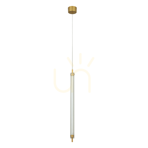 Sprawdź Lampa wisząca LED 20 W, 3000 K, matowe złoto, ZAMBELIS