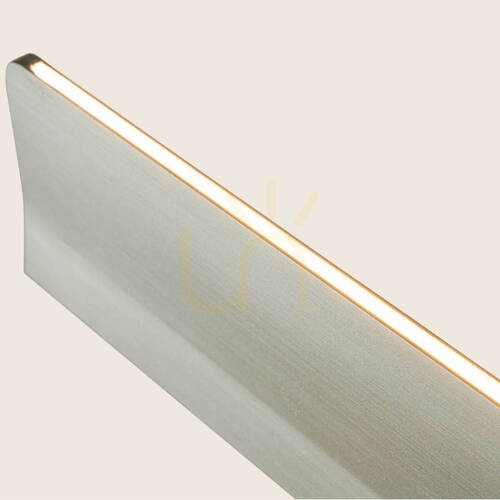 Sprawdź Lampa wisząca LED Line Light 40 W, 3000 K, z triakiem, szara szczotkowana – aluminium – czarna ZAMBELIS
