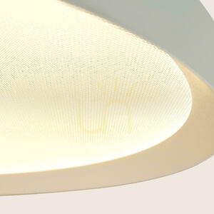 Lampa sufitowa LED 42 W, 2700 K–3200 K–4000 K, DALI, kolor piaskowo-biały – metal – aluminium – mikropryzmatyczny dyfuzor ZAMBELIS small 1