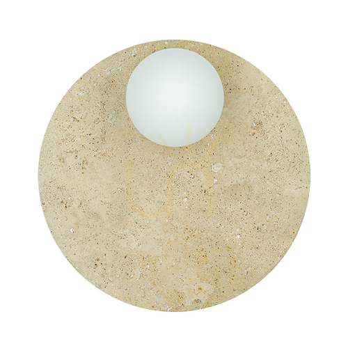 Sprawdź Kinkiet Zambelis 25316 – kamień naturalny, opalowe szkło, 30 cm, 1×G9 LED