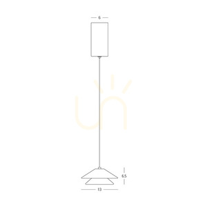 Lampa wisząca LED Zambelis 25347, czarna ze szczotkowanym złotem, 9 W, 3000 K small 4