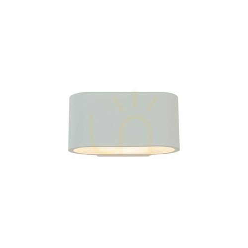 Sprawdź Kinkiet gipsowy ZAMBELIS 25382 – światło góra-dół, 1xG9 max 25W, czysta biel, 18x10x9 cm, IP20
