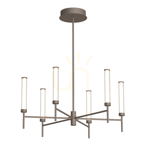 Sprawdź Lampa wisząca LED 46 W, 3000 K, z triakiem, wykończenie „brushed coffee”, ZAMBELIS