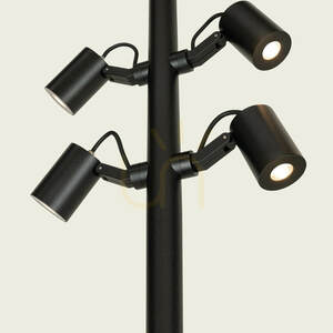 Lampa zewnętrzna LED 35 W, 3000 K, czarne aluminium, IP65, ZAMBELIS small 2