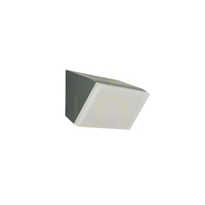 Zewnętrzna lampa ścienna LED 10 W, 3000 K, grafitowe aluminium, IP65, ZAMBELIS small 1