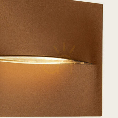 Sprawdź Zewnętrzna lampka schodowa LED 4 W, 3000 K, brązowe aluminium, IP65, ZAMBELIS