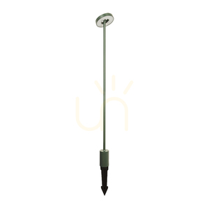 Zewnętrzna lampa LED typu Spike 12 W, 3000 K, z ruchomą głowicą, zielone aluminium, IP65, ZAMBELIS small 1