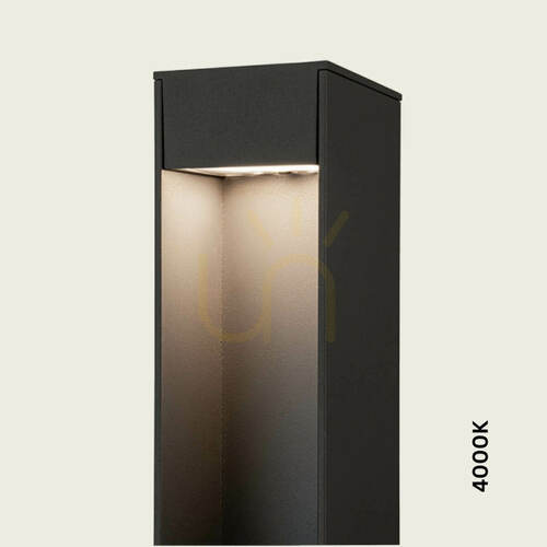 Sprawdź Zewnętrzna lampa LED typu słupek, 12 W, 2200 K–4000 K, grafitowe aluminium, IP65, ZAMBELIS