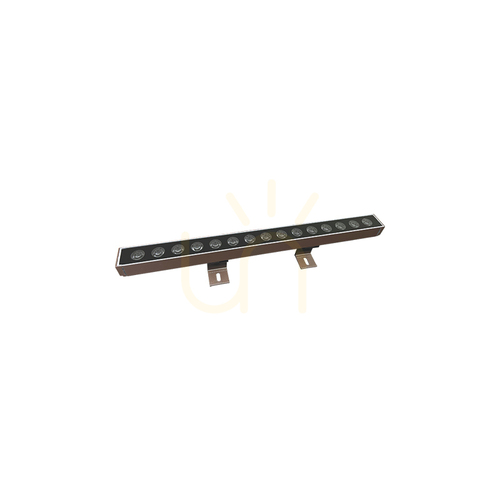 Sprawdź Reflektor ścienny z powłoką przeciwodblaskową, 18 W – 24 V, 2700 K, ciemnobrązowe aluminium, IP65, ZAMBELIS