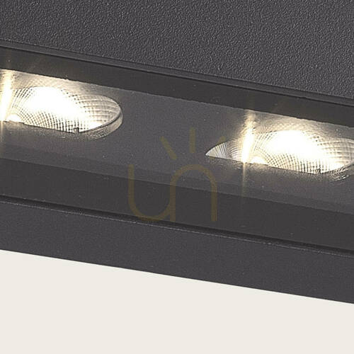 Sprawdź Kinkiet zewnętrzny E518 grafitowy LED 13,5 W 3000 K IP54 Zambelis