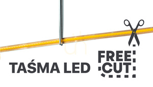Taśma led cob 7w sl-528d7w-24v freecut 3000k cri 90 - 1m. small 1