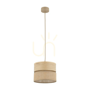 Dorma Wood Juta Lampa Wisząca 1 Xe27 small 0