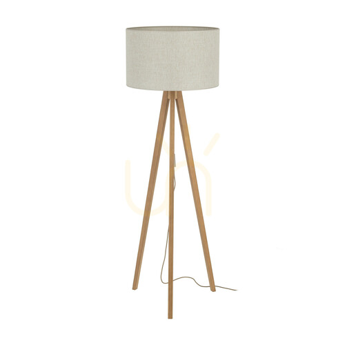 Sprawdź Viga Shade Sosna Lampa Podłogowa 1 Xe27