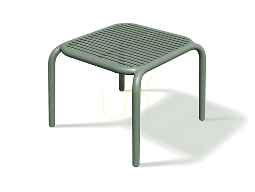 Sprawdź Stolik boczny ogrodowy FERNE Brene FBRS554 zielony verde, 54,5 × 53,5 × 41,5 cm, tworzywo