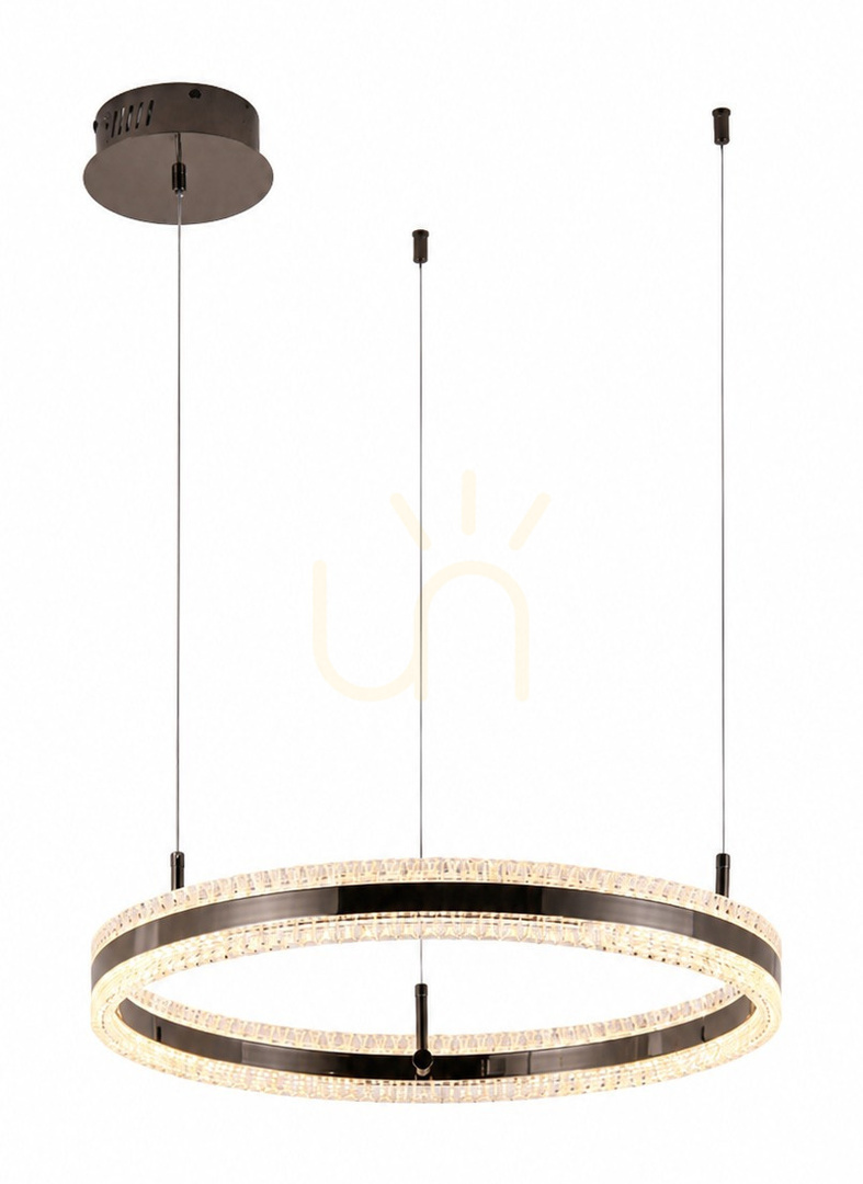 Pokaż Lampa wisząca CIRCLE 80 LED mosiądz szczotkowany 80 cm Lampa wisząca CIRCLE 80 LED mosiądz szczotkowany 80 cm