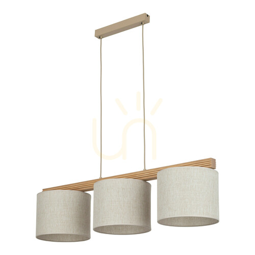Sprawdź Viga Shade Sosna Lampa Wisząca 3 Xe27