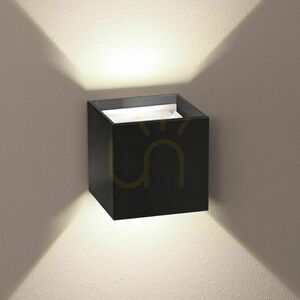 Osłona do podstawy kinkieta s.luce Ixa kwadratowa metalowa chrom 10 cm small 1