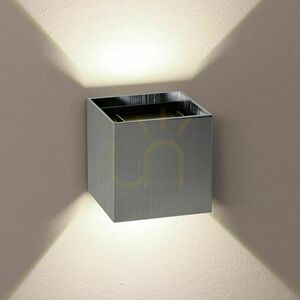 Osłona do podstawy kinkieta s.luce Ixa kwadratowa metalowa chrom 10 cm small 11