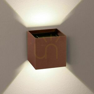 Osłona do podstawy kinkieta s.luce Ixa kwadratowa metalowa chrom 10 cm small 12