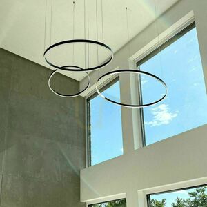 Lampa wisząca s.luce Ring LED 80 cm złota 36W 3000K kabla dimmable small 0