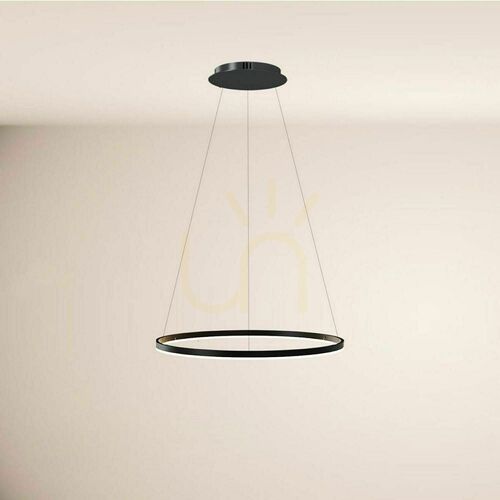 Sprawdź Lampa wisząca s.luce Ring LED Ø 80 cm srebrna