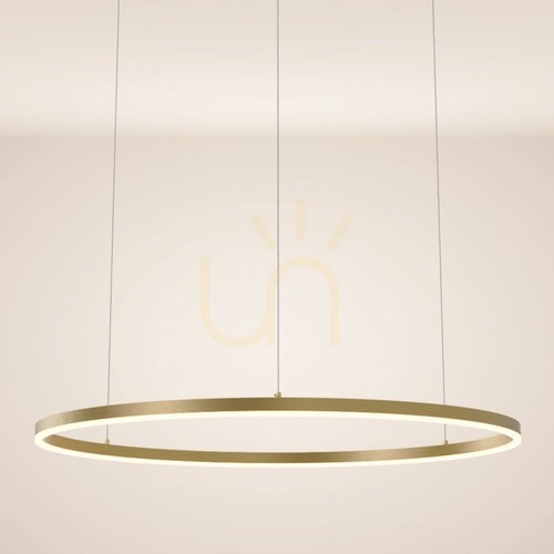 Sprawdź Lampa wisząca s.luce Ring LED złota Ø 100 cm
