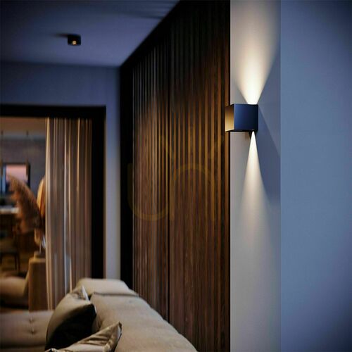 Sprawdź Kinkiet LED s.luce Ixa srebrny metalowy 10 cm IP44 3000 K