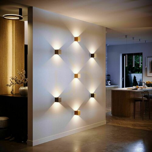 Sprawdź Kinkiet LED s.luce Ixa betonowy kwadratowy 10W 3000K dimmable