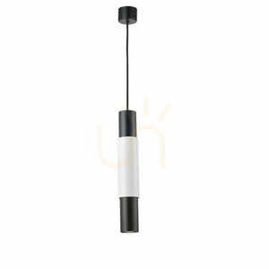 Lampa wisząca s.luce Crutch biała z chromowanym cylindrem GU10 1-punktowa 5,8 cm small 11