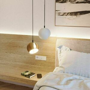 Żyrandol s.luce Ball złoty metalowy minimalistyczny 30 cm, 1-punktowy small 13