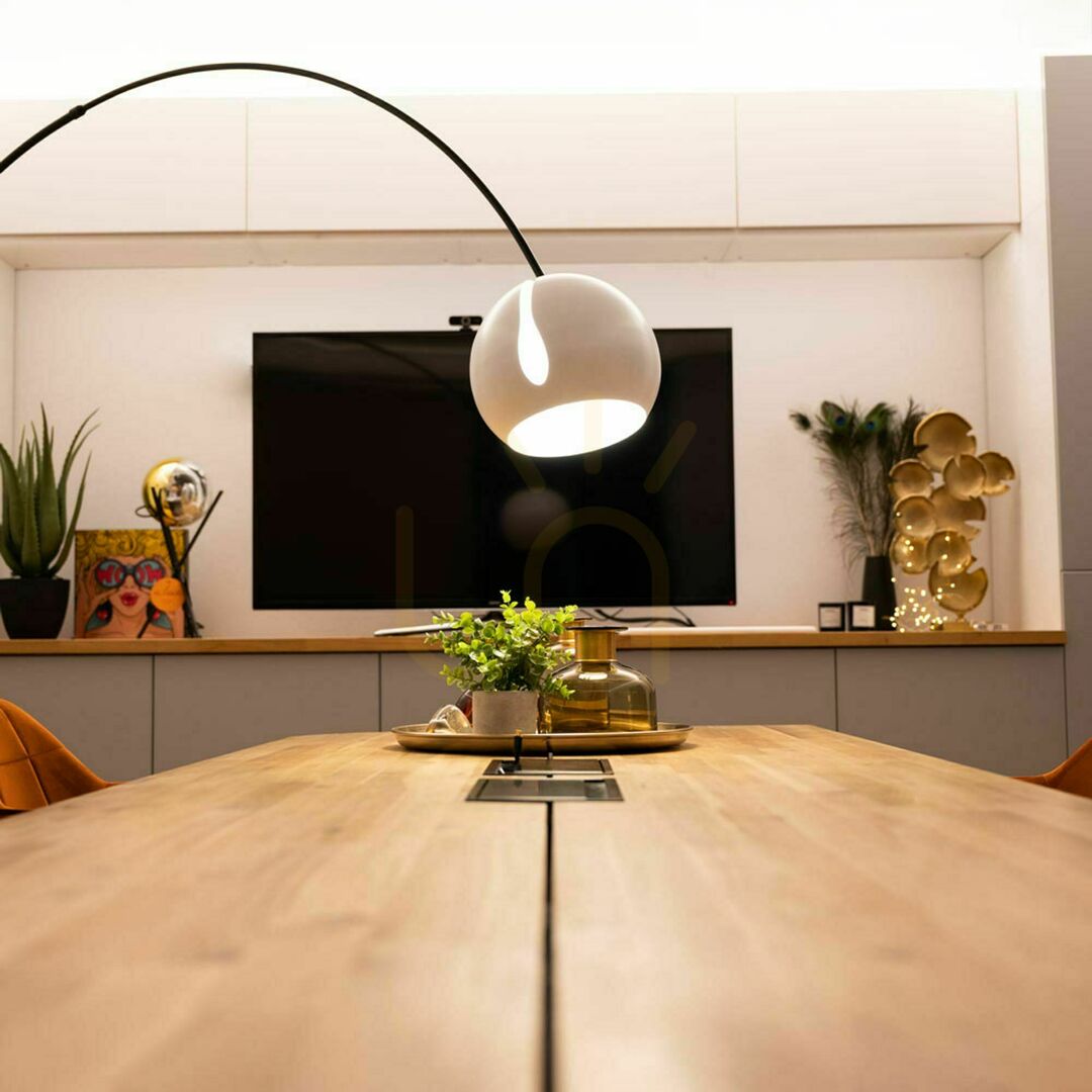 Sprawdź Lampa podłogowa łukowa s.luce Ball złota marmur 220 cm Lampa podłogowa łukowa s.luce Ball złota marmur 220 cm