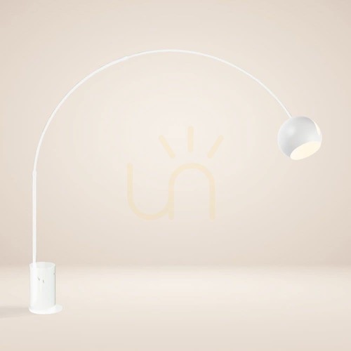 Sprawdź Lampa łukowa s.luce Ball biała marmurowa nowoczesna 220 cm