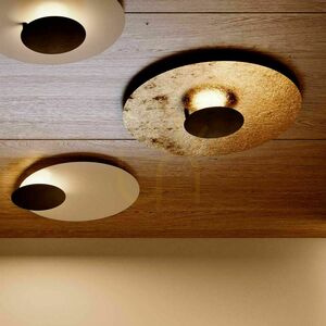 Plafon s.luce Plate LED złoty 30 cm okrągły metalowy regulowany 3000 K 20 W small 4