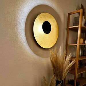 Plafon LED s.luce Plate złoty 60 cm okrągły metalowy dimmable 3000 K 8 Plafon LED s.luce Plate złoty 60 cm okrągły metalowy dimmable 3000 K small 8
