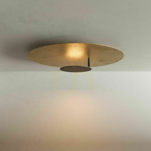 Sprawdź Plafon LED s.luce Plate złoty kwadratowy 45 cm 20W 3000K dimmable
