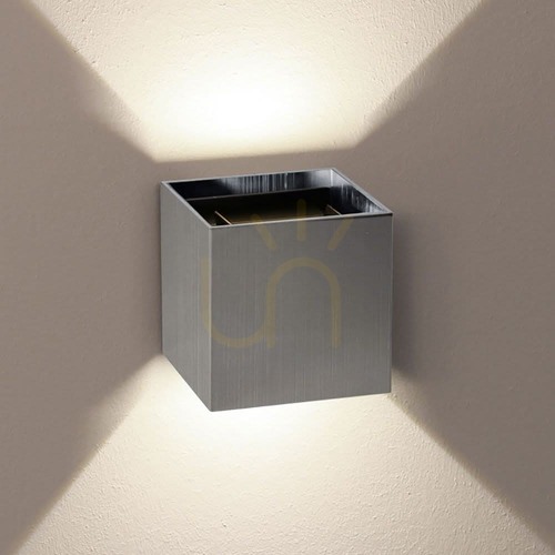 Sprawdź Kinkiet LED s.luce Ixa srebrny 10 cm z czujnikiem ruchu