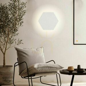 Kinkiet LED s.luce Hive złoty 55 cm sześciokątny metal nowoczesny small 5