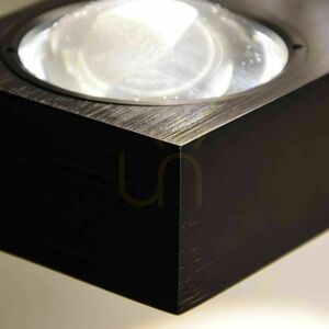 Kinkiet s.luce Beam X czarny prostokątny nowoczesny Up & Down small 2