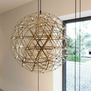Lampa wisząca s.luce Atom LED złota 50 cm ściemnialna 5 Lampa wisząca s.luce Atom LED złota 50 cm ściemnialna small 5