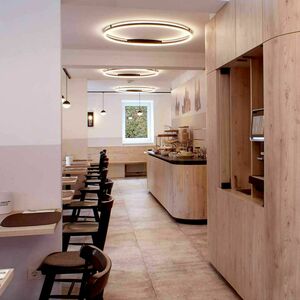 Plafon s.luce Ring LED złoty okrągły 100 cm 45W 3000K ściemnialny small 13