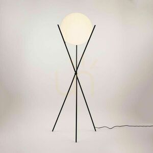 Lampa podłogowa s.luce Orb Axis biała szklana kula 160 cm 11 Lampa podłogowa s.luce Orb Axis biała szklana kula 160 cm small 11