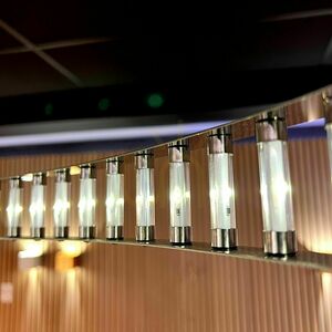 Lampa wisząca LED s.luce Atom Ring 80 cm, czarny chrom, 3000 K, ściemnialna small 4
