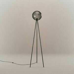 Lampa podłogowa s.luce Orb Tripod 160 cm szklana kula transparentna small 10
