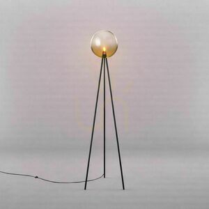 Lampa podłogowa s.luce Orb Tripod 160 cm brązowa szklana kula 12 Lampa podłogowa s.luce Orb Tripod 160 cm brązowa szklana kula small 12
