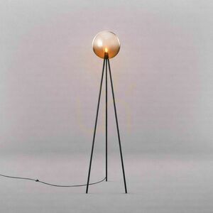 Lampa podłogowa s.luce Orb Tripod 160 cm brązowa szklana kula 13 Lampa podłogowa s.luce Orb Tripod 160 cm brązowa szklana kula small 13