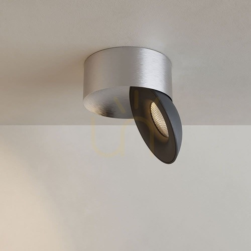 Sprawdź Reflektorek sufitowy LED s.luce Santa Neo aluminium/czarny 11 W 2700 K 840 lm ściemnialny
